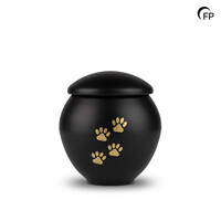 HU 901 L Metaal dierenurn groot - Eternal Black