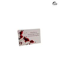 PRINT- IN PLATE BENDED 13X15CM, UV RESISTANT WHITE