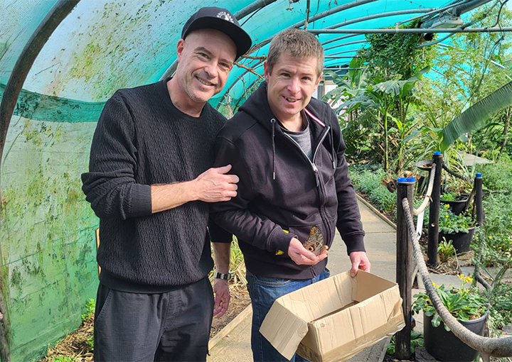 John King und Arjan Radder von White Rabbit Gallery EU