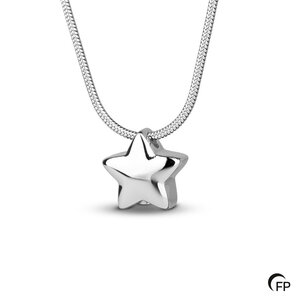 RS 006 Edelstahl Asche Anhänger - Stella