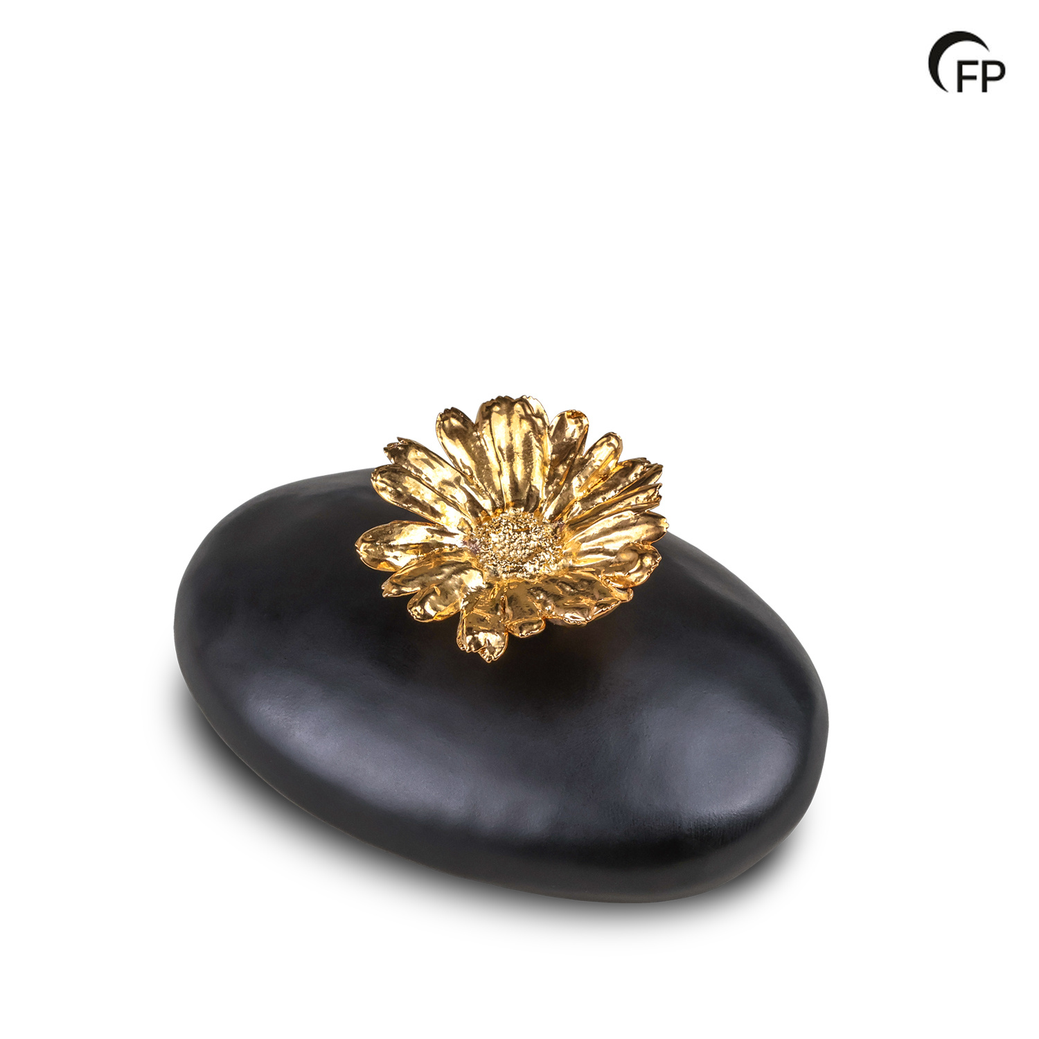 Ringelblume in 24-karätigem Gold