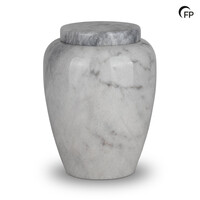 SU 6785 Marmeren urn met gravure