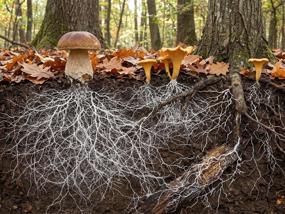 Mycelium-urn