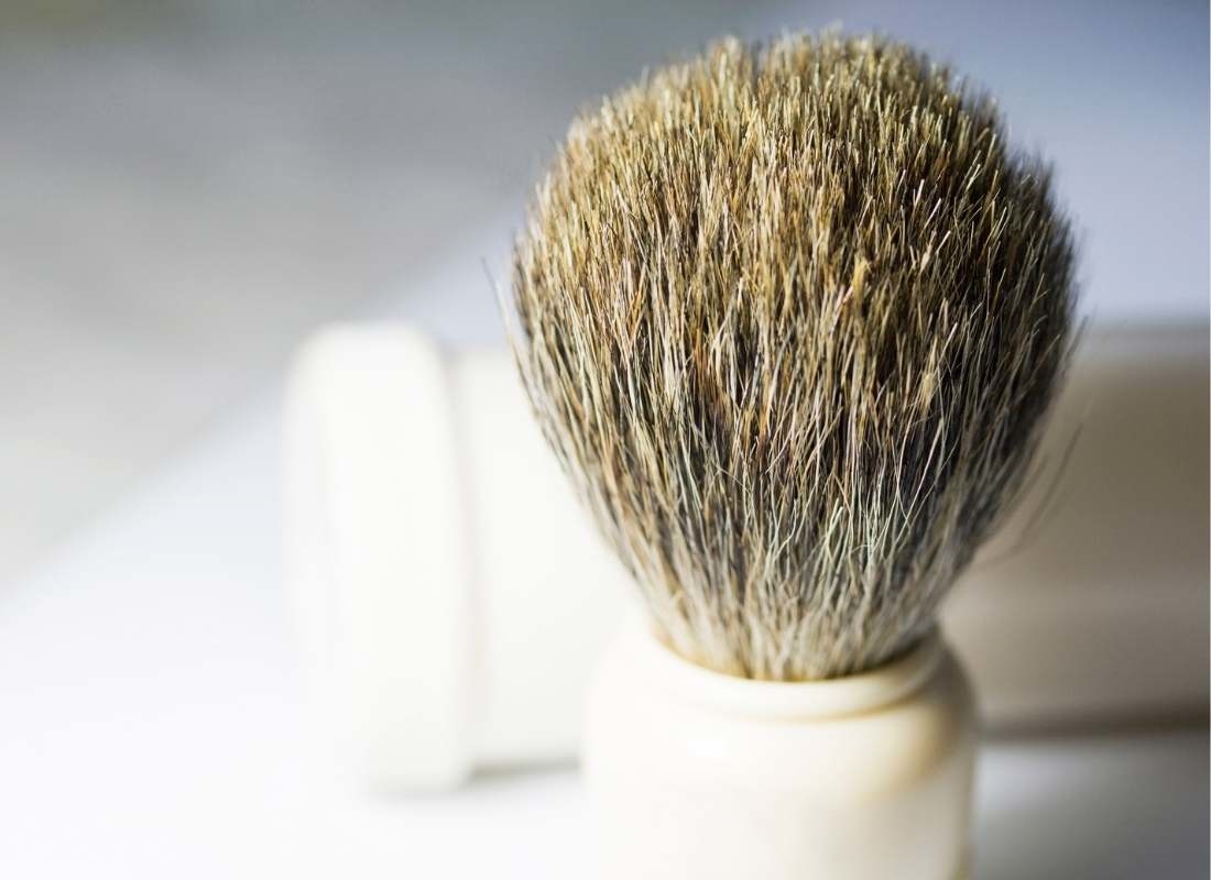 Rasierpinsel Dachshaar