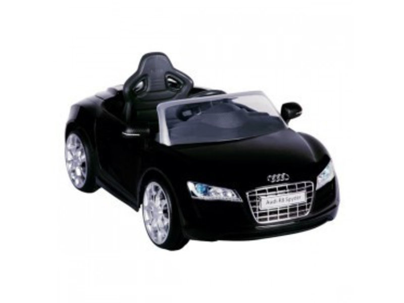ACCU AUTO Audi R8 Zwart Met Afstandsbediening 6V ACCU AUTO Audi R8 Zwart Met Afstandsbediening 6V