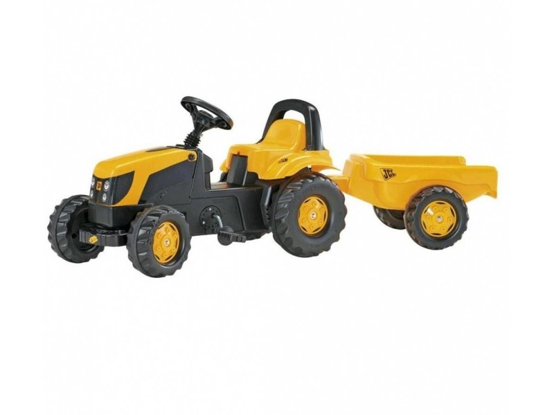 RollyKid JCB traptrekker met aanhanger Outdoorspeelgoed Rollykid (2 tot 4 jaar) Outdoorspeelgoed Bijna 1000m2