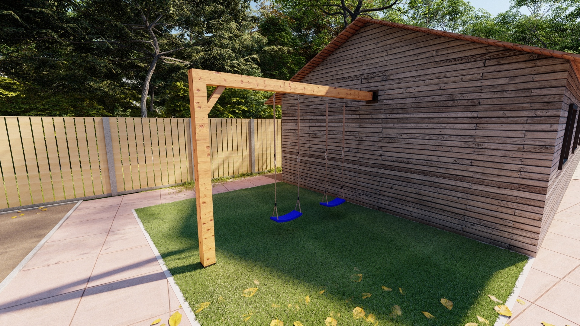 Outdoor Island Douglas schommel Astrix - Outdoorspeelgoed - Bijna