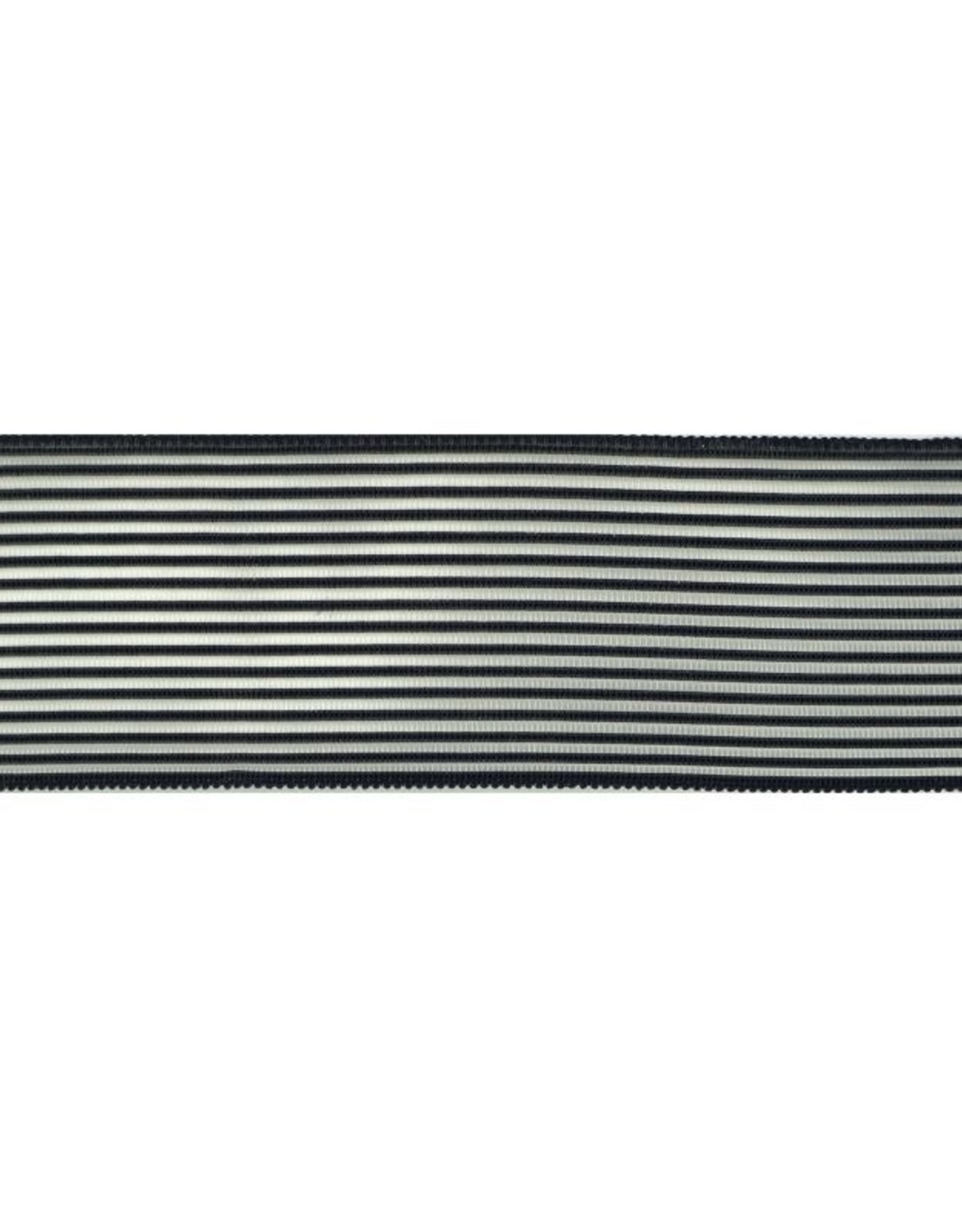 Gaas elastiek  - 4 cm - Zwart
