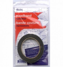 Vlieseline Naadband - 1cm - Zwart