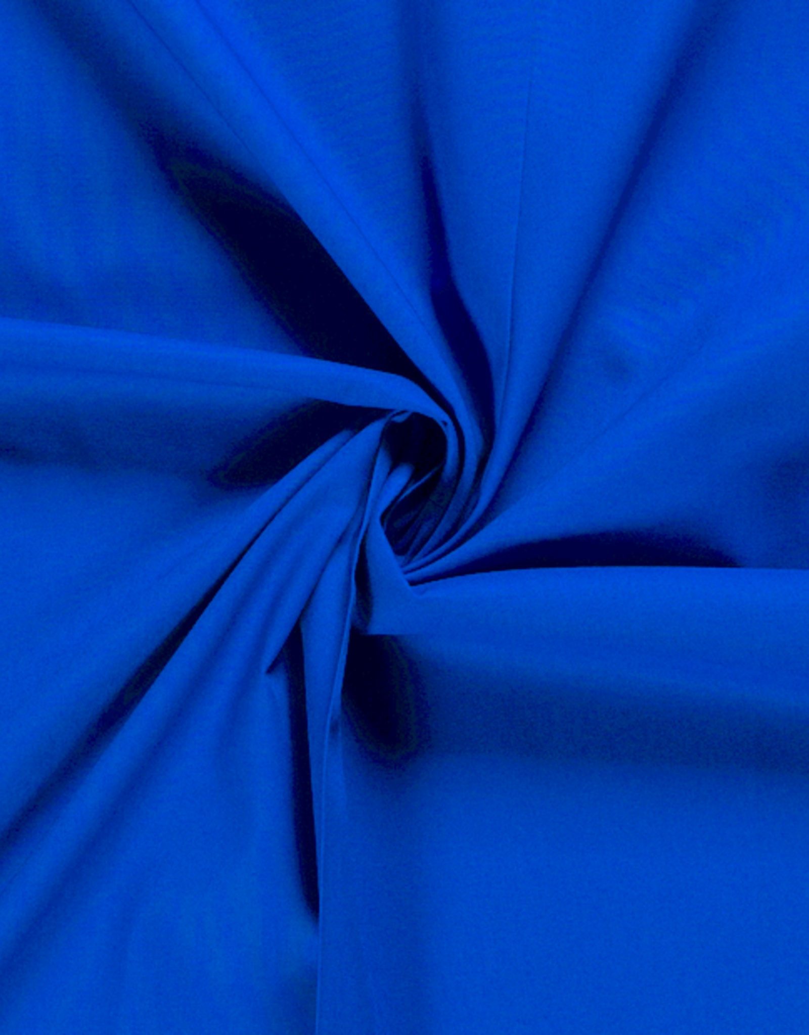 Katoen - Effen - Kobalt blauw