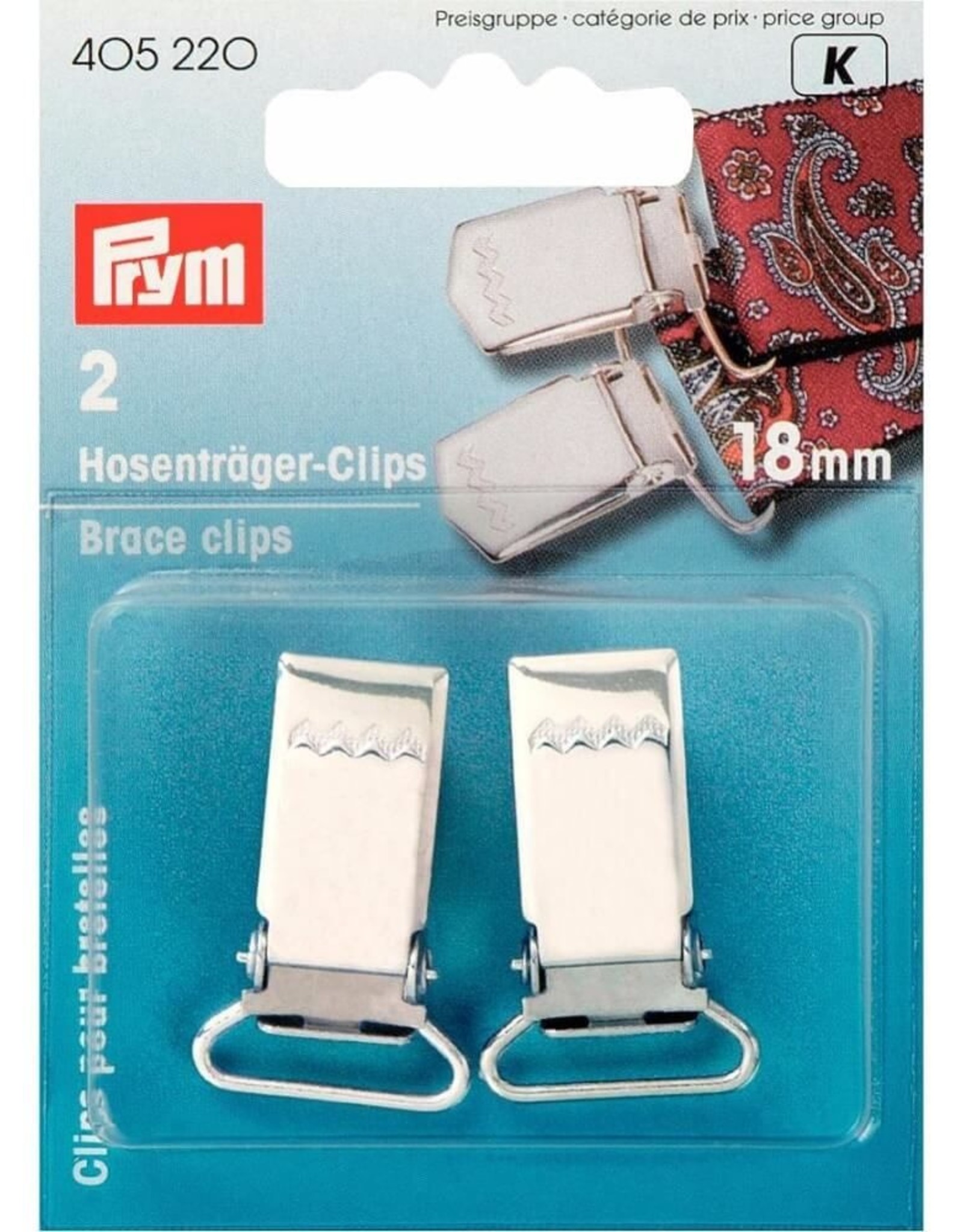 prym Bretelclips 18mm - Zilver