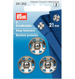 prym Drukknoop om te naaien - 21mm - Zilver