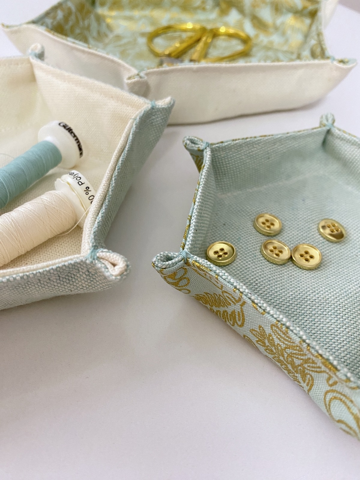 DIY 17 december: Hexagon Fabric Tray