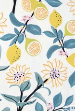 Katia Fabrics Canvas - Lemons & Flowers