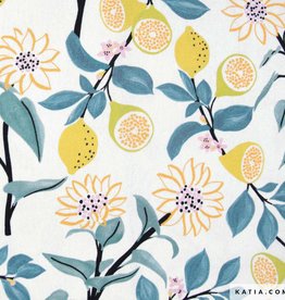 Katia Fabrics Canvas - Lemons & Flowers