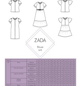 Bel'etoile patroon - Zada blouse en jurk voor dames & tieners