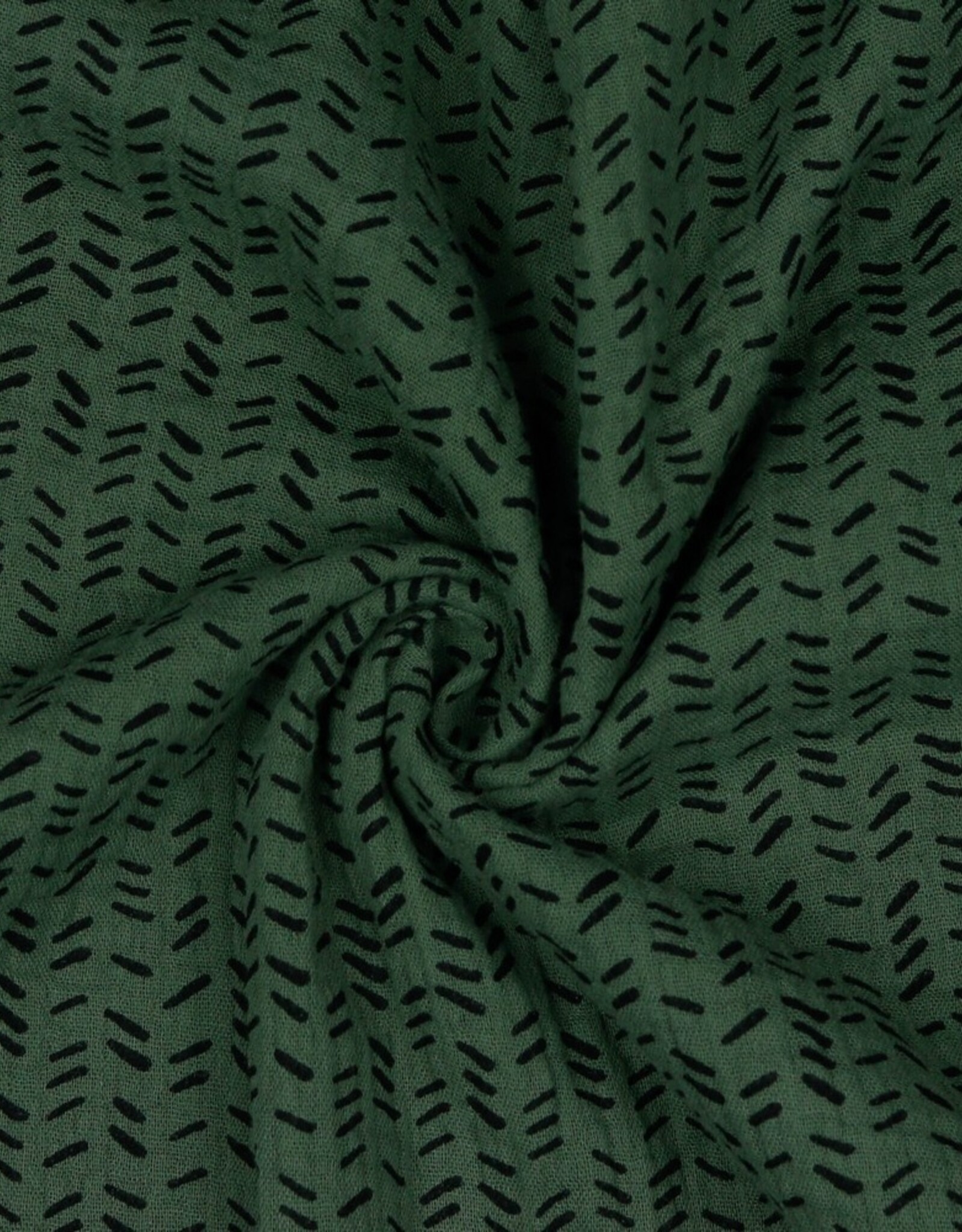 Double Gauze - Stripes - Green