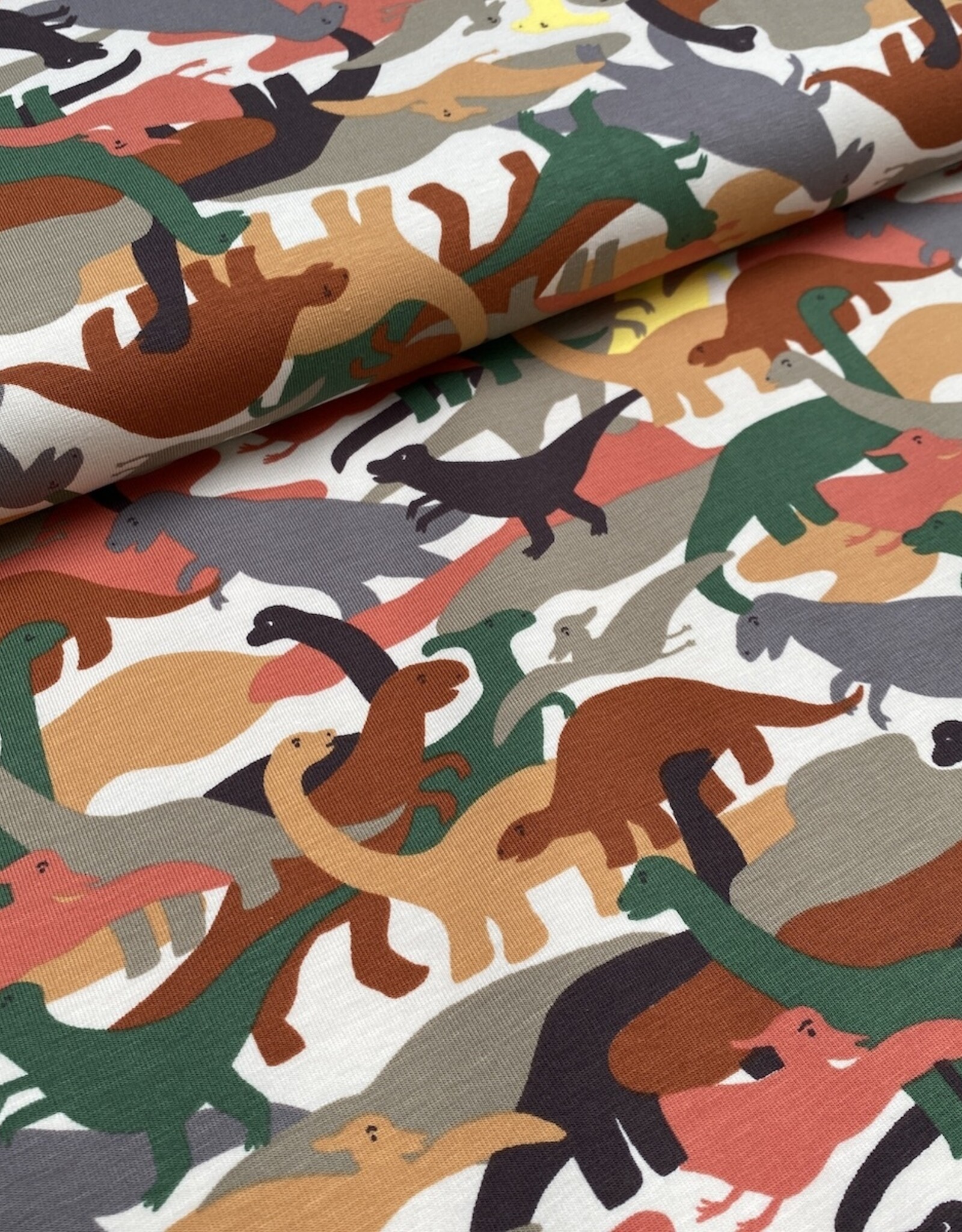 Katia Fabrics Tricot - Camouflage Dino