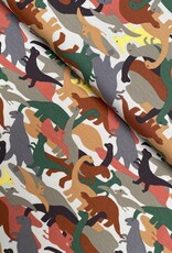 Katia Fabrics Tricot - Camouflage Dino