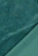 Soepele Washed Corduroy - Brede ribbel - Emerald