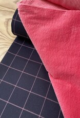 Soft Twill - Checks Marine & Pink