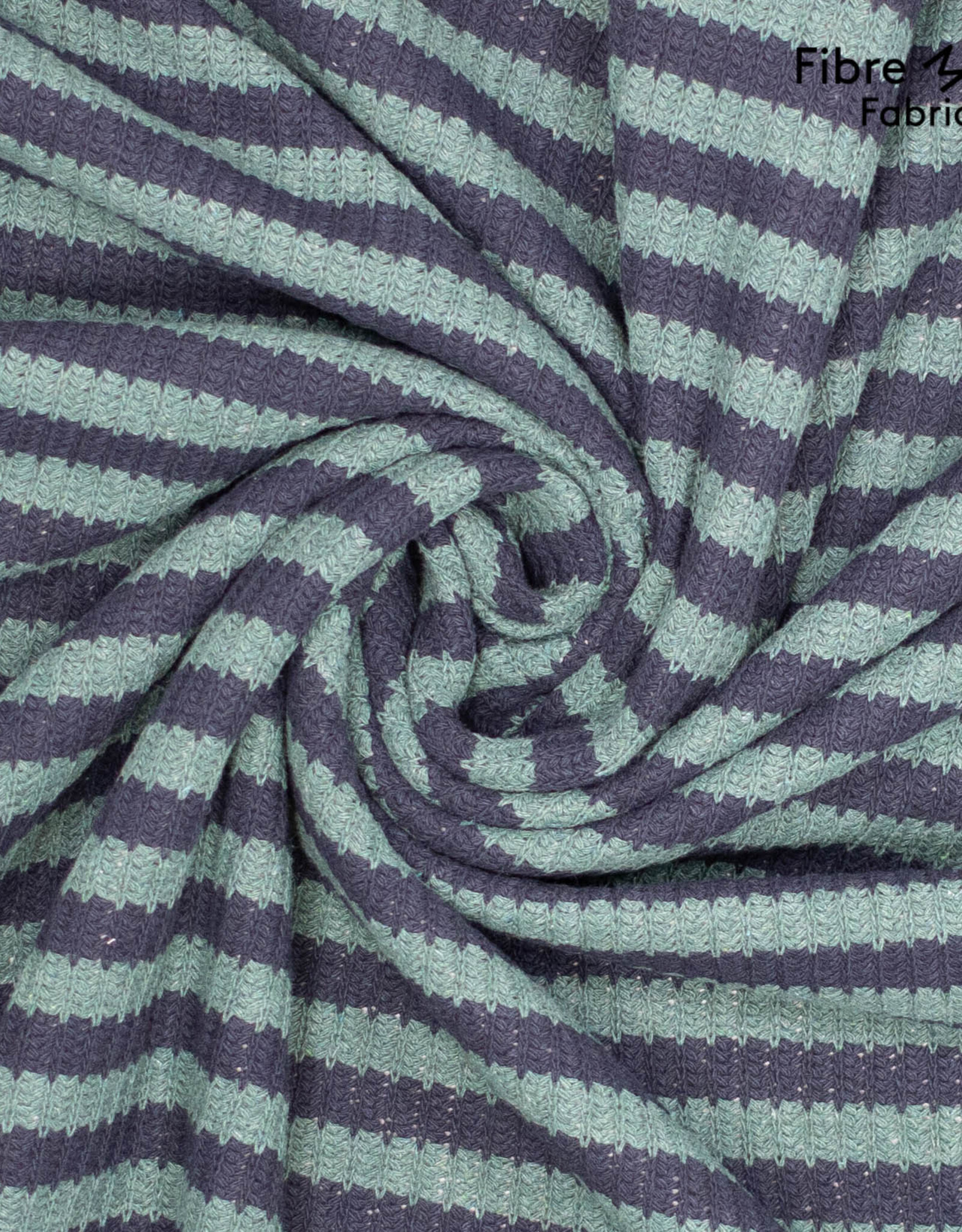 Fibre Mood Katoen Knit - Stripes - Green