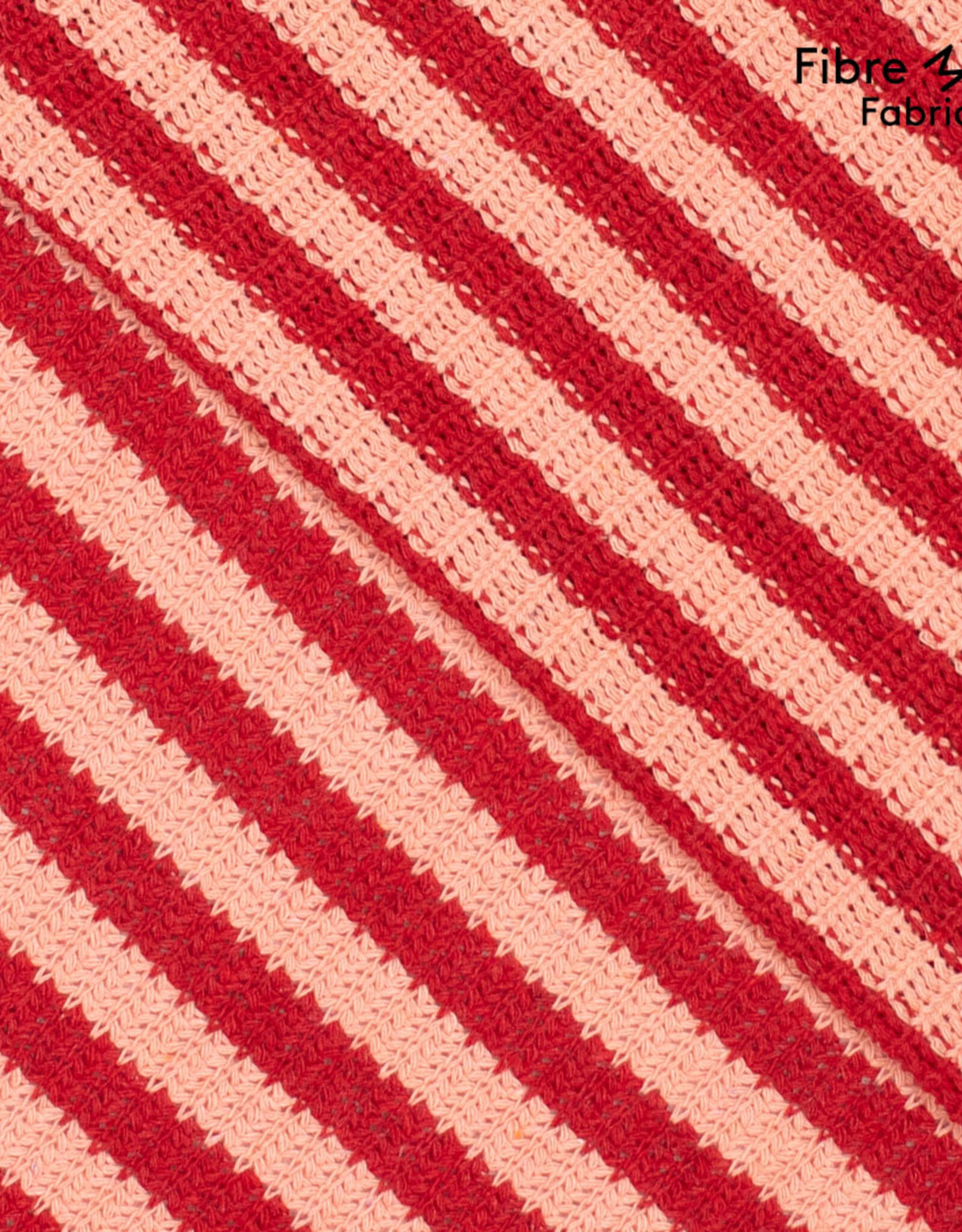 Fibre Mood Katoen Knit - Stripes - Red