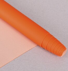 Kunstleer - 50X140cm - Oranje