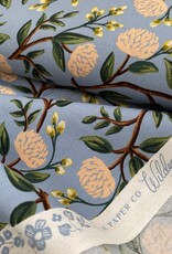 Rifle Paper Katoen - Wildwood Peonies - Blue