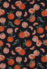 Katoen - Summer Peach - Navy