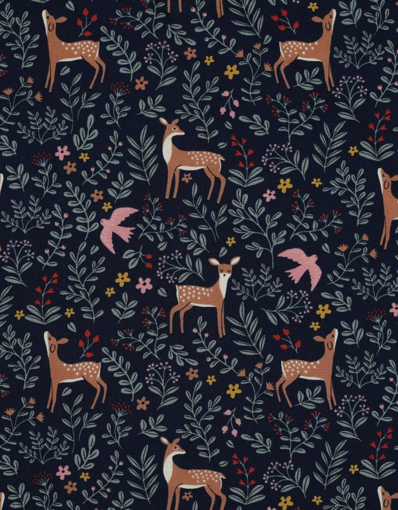 Katoen - Forest Animals - Navy