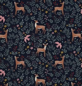 Katoen - Forest Animals - Navy