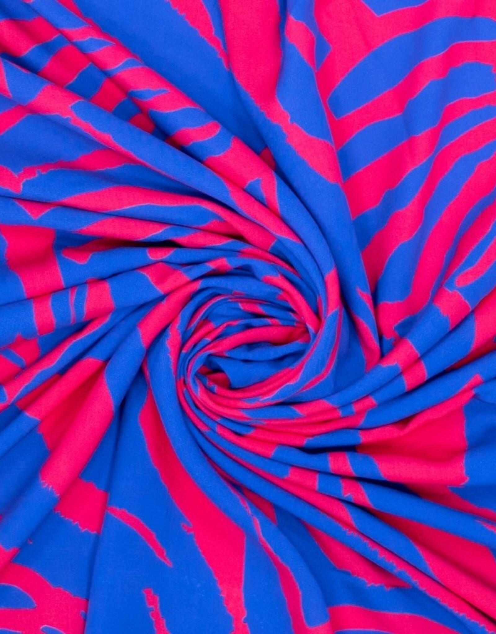 Viscose - Red and Blue