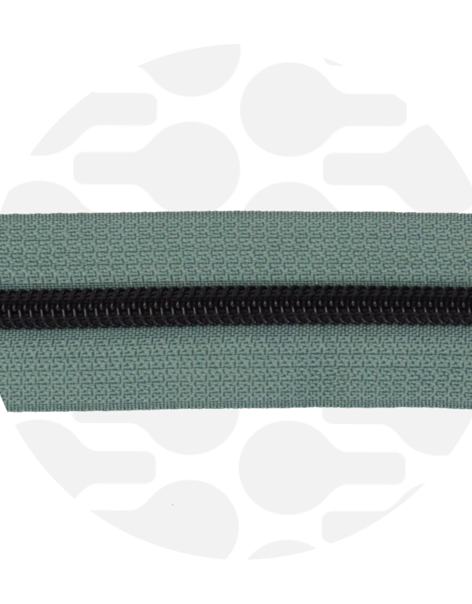 Rits Smokey Green - 1m - Zwart