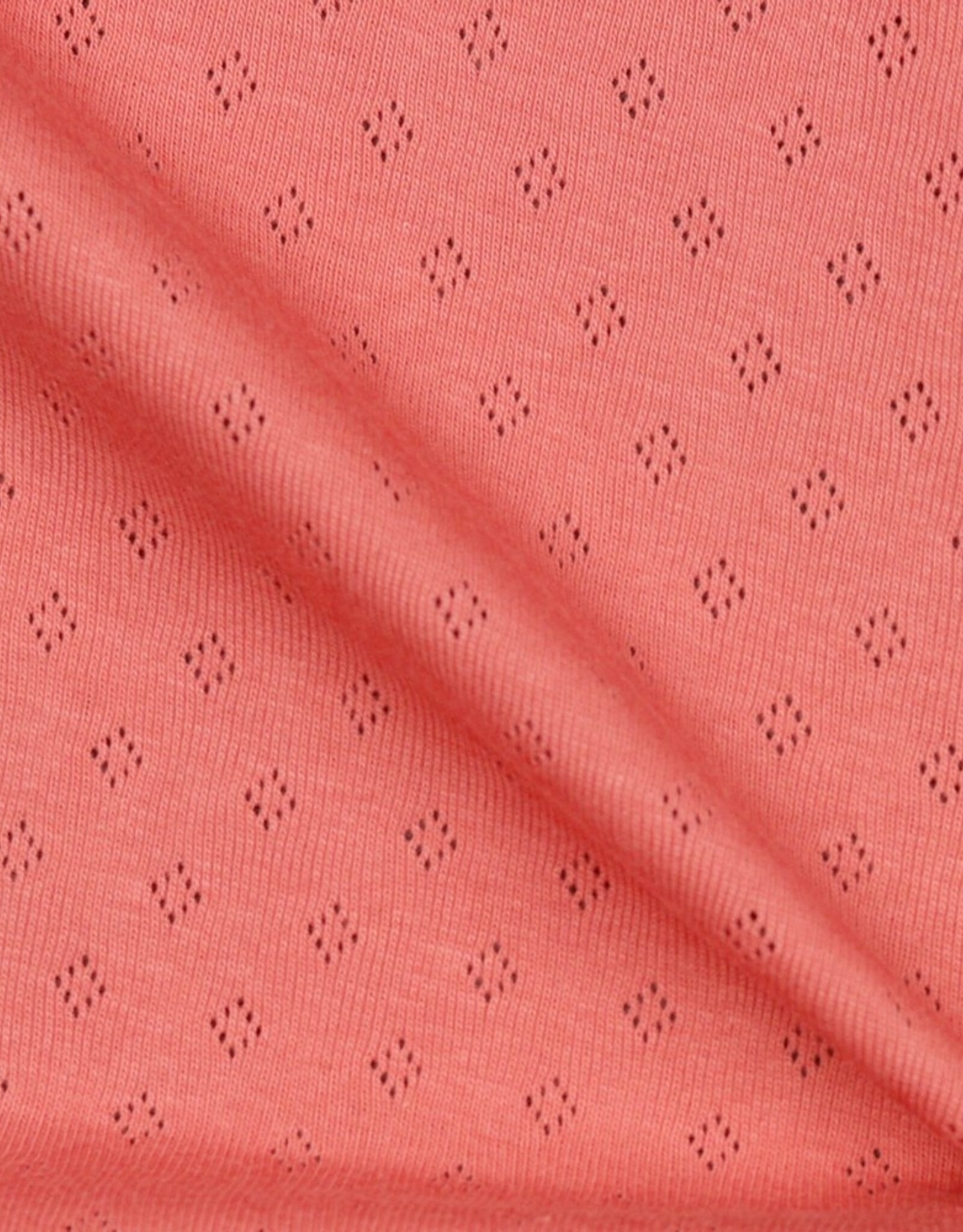 Pointelle Jersey - Coral