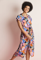 Atelier Jupe Viscose - Colourful artistic print