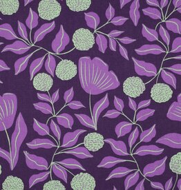 Canvas - Nerida - Purple Vines