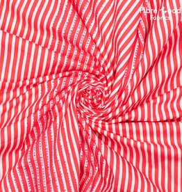 Fibre Mood Katoen Poplin - Stripes & Words - Ramona