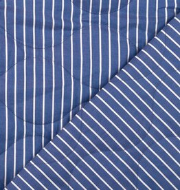 Stepper katoen - Blue stripes