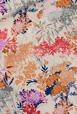 See You at Six Canvas Gabardine - Wild Flowers