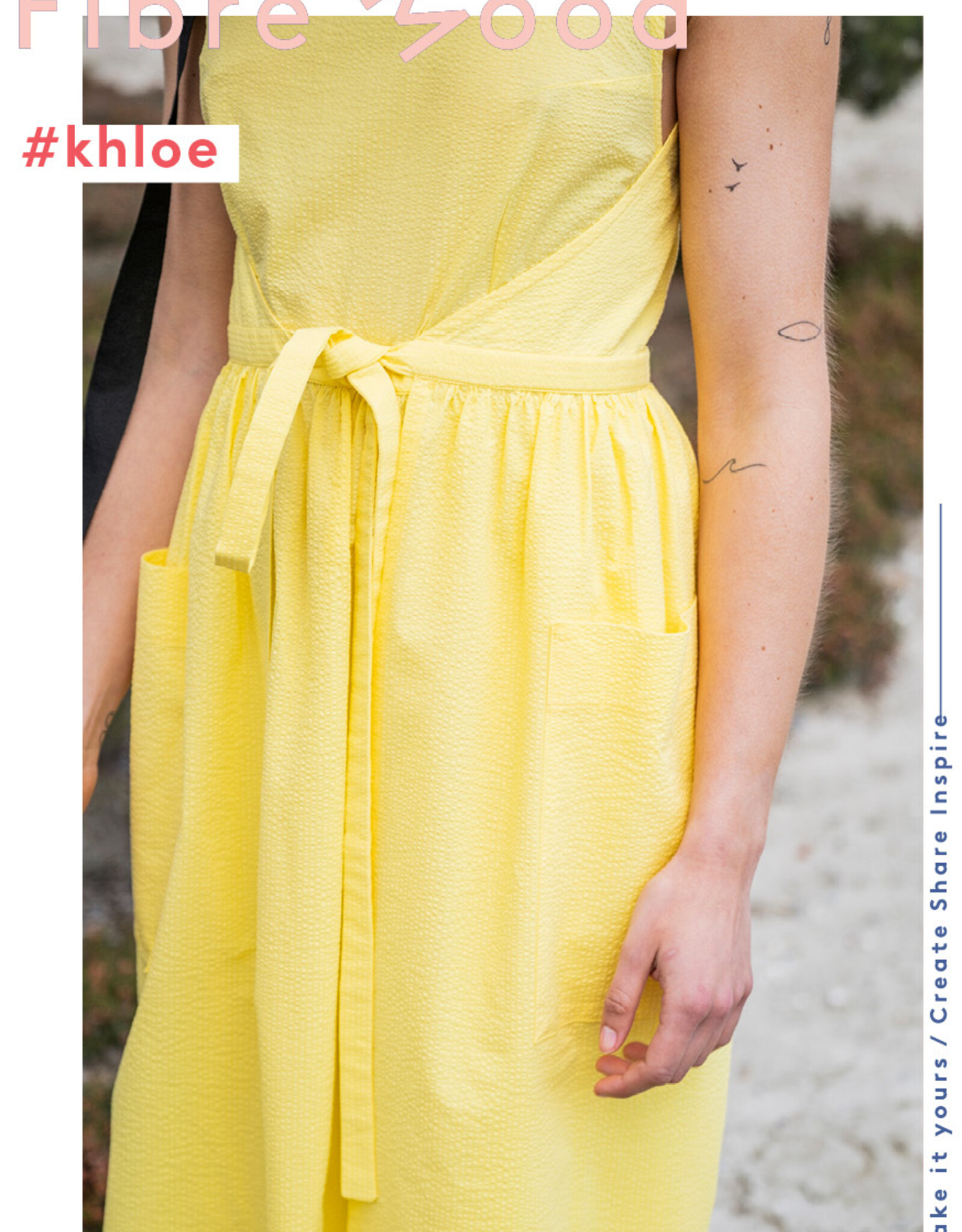 Fibre Mood Seersucker Cotton - Khloe - Lemon Yellow