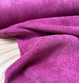 Soepele ribfluweel - Fuchsia