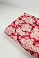 Fijne Katoen - Prunus Rood Fijne Katoen - Prunus Rood