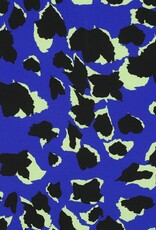 Viscose - Panter - Blauw