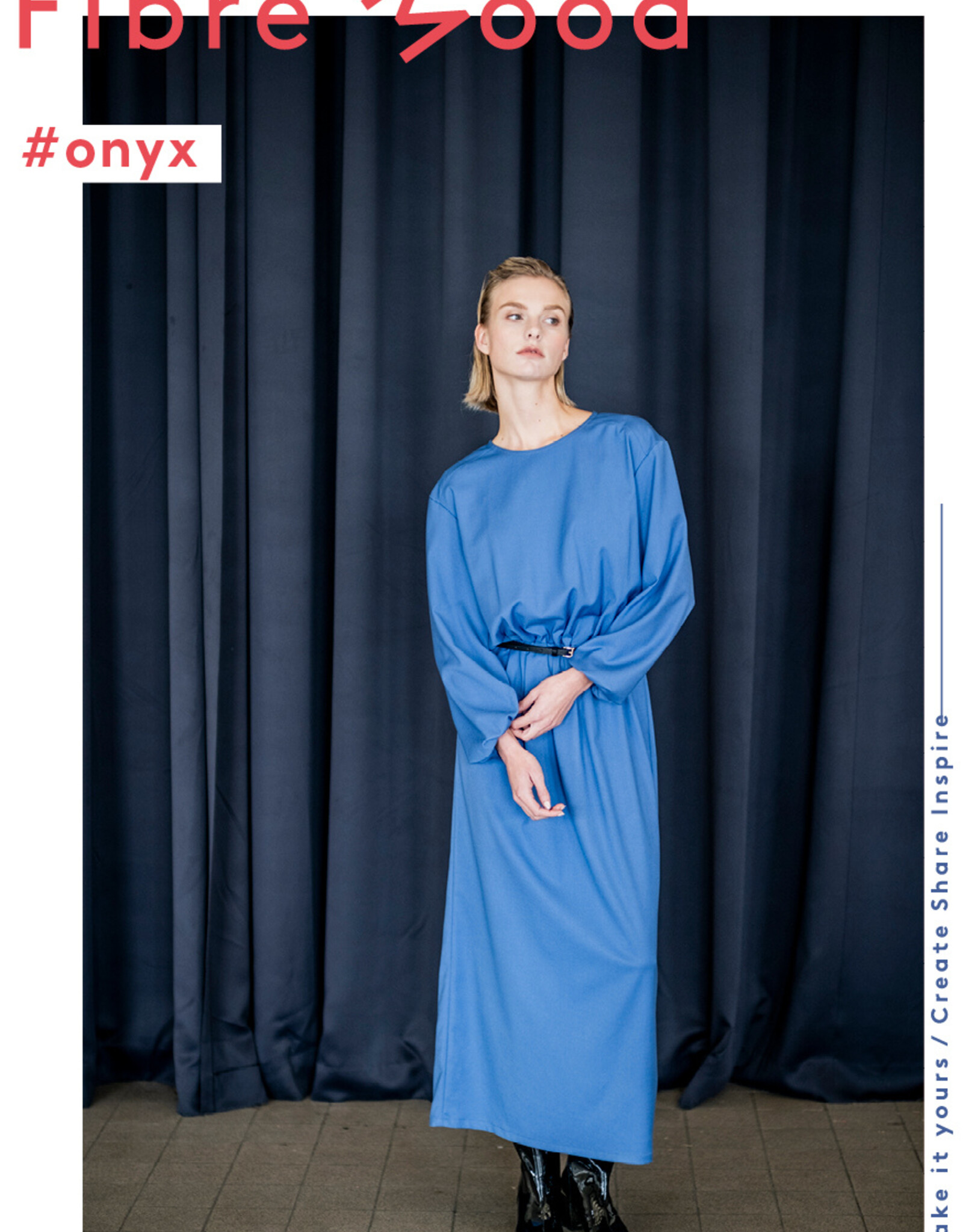 Fibre Mood Soft Twill - Onyx - Blauw
