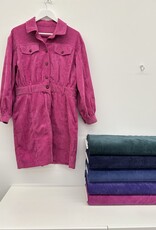 Soepele ribfluweel - Fuchsia