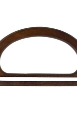 Houten handvat voor tas - Kleur Walnut
