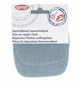 Jeans Knie Stuk - Lichtblauw