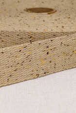 Tassenband -  Spikkeltjes - Beige