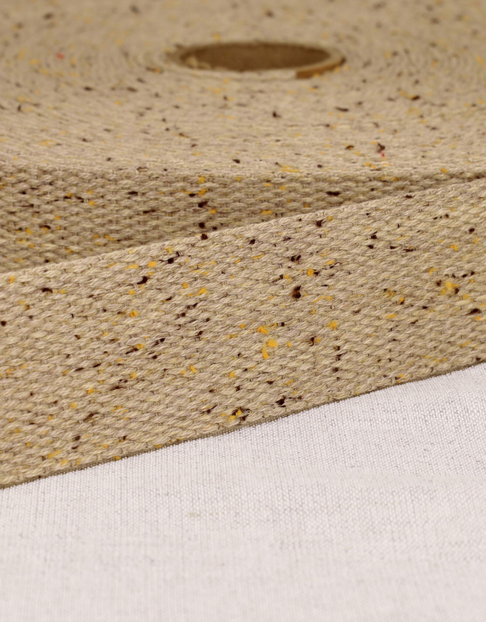 Tassenband -  Spikkeltjes - Beige